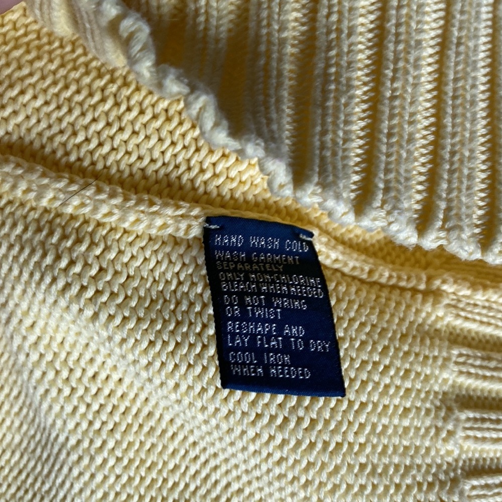 Polo Ralph Lauren V-neck Sweater Vest Cotton
Yellow XL - Picture 5 of 5